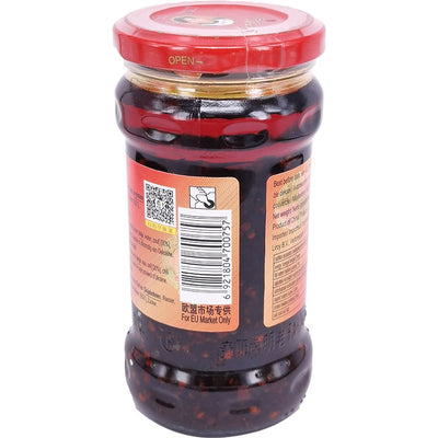 老干妈 风味豆豉 油制辣椒 280克 /Schwarze Sojabohnen gesalzen 280g LGM