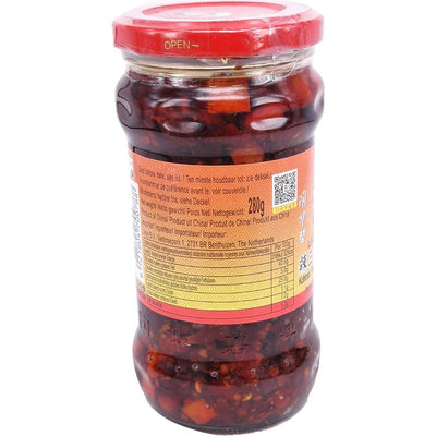 老干妈 辣三丁油辣椒 280克 /Geschmack Chilli-Sauce 280g LaoGanMa