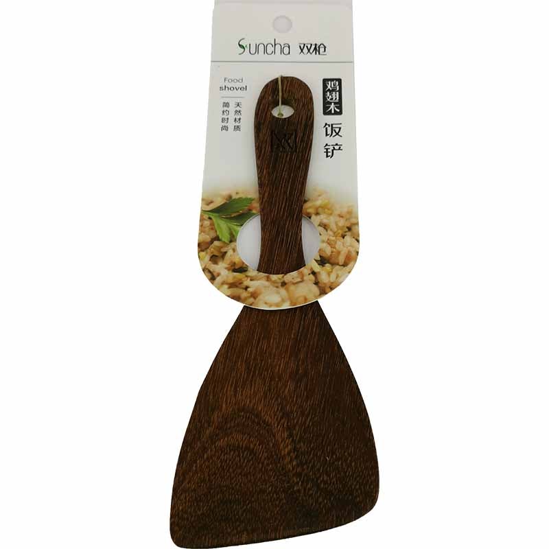双枪 鸡翅木饭铲 /Reiswender Wenge 223×75(mm) Suncha