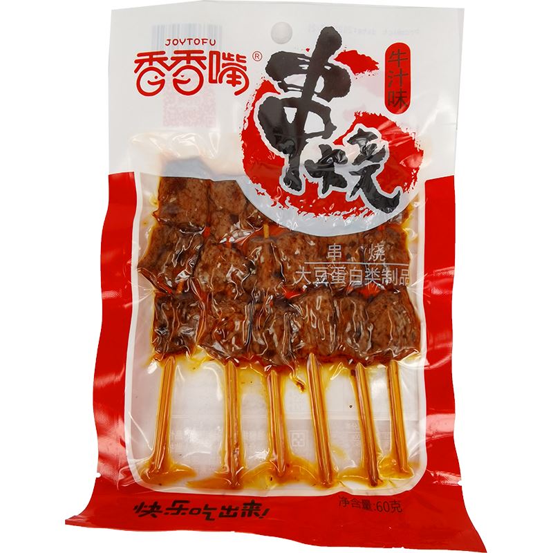 香香嘴 串烧牛汁味 60克 /Getrocknete Soja-Käse Rindgeschmack 60g