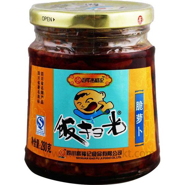 饭扫光 脆萝卜 280克 /Konservierte Rettich 280g FANSAOGUANG