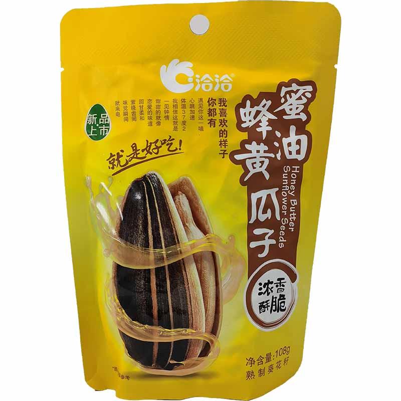 洽洽 蜂蜜黄油瓜子 108克 /Sonnenblumenerne Honig Butter Geschmack 108g ChaCha