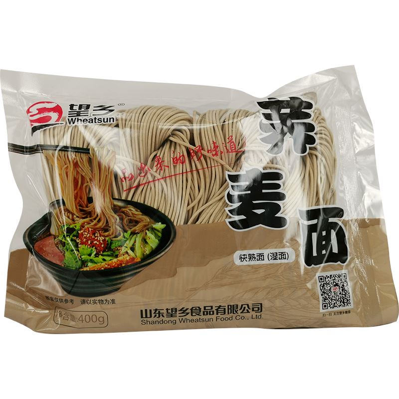 望乡 新鲜荞麦面 400克 /Frisch Nudeln Buchweizenmehl  Soba 400g Wheatsun
