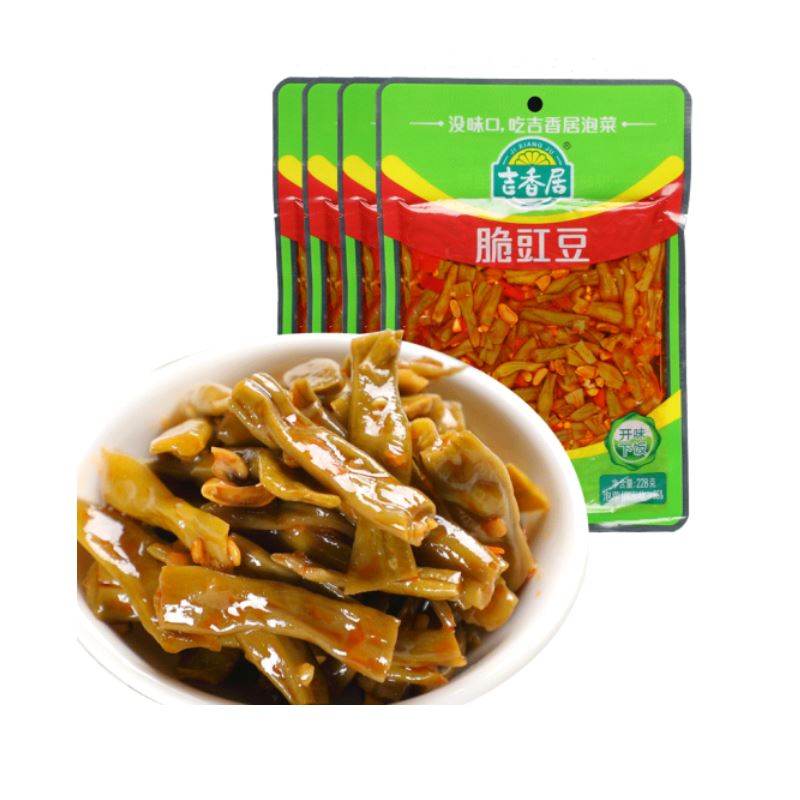 吉香居 脆缸豆 228克 /Scharf Bohnen 228g JIXIANGJU