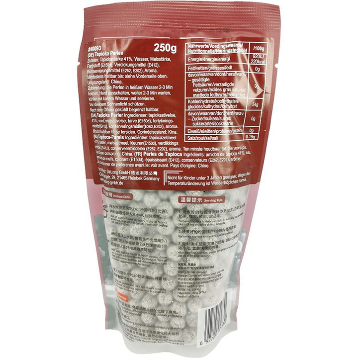 五福圆  黑糖珍珠粉圆 快煮型 250克 /Stärkebällchen schwarzer Zuckergeschmack 250g Kimbo