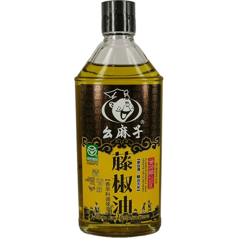 幺麻子 藤椒油 250毫升 /Szechuan Grüner Pfeffer Öl 250ml YMZ