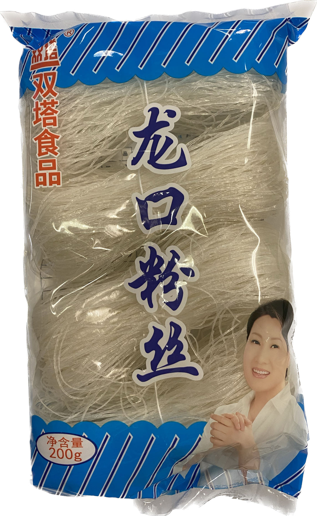 双塔 龙口粉丝 豌豆绿豆粉丝 200克 /Mungbohne Glasnudeln 4*50g ShuangTa