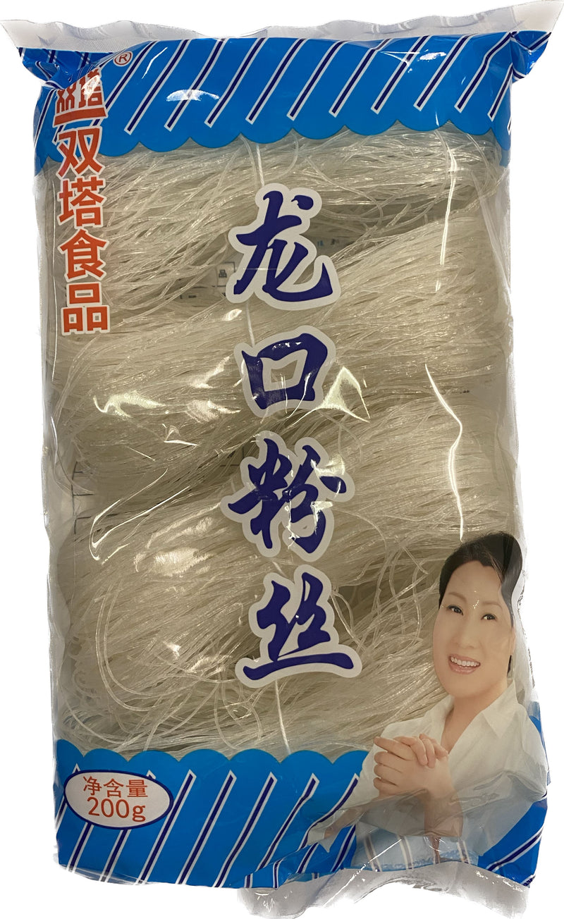 双塔 龙口粉丝 豌豆绿豆粉丝 200克 /Mungbohne Glasnudeln 4*50g ShuangTa