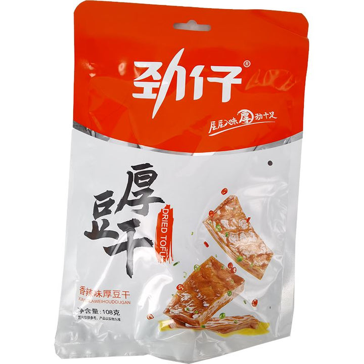 劲仔 香辣厚豆干 5小包 /Tofu-Snack Scharfgeschmack 108g JINZAI