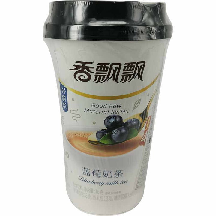 香飘飘 好料系 蓝莓奶茶 76克 / Milchtee Blaubeere Geschmack 76g XPP