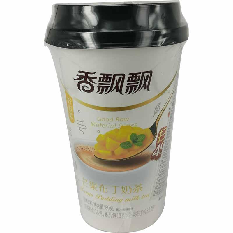 香飘飘 好料系 芒果布丁奶茶 80克 / Milchtee Mango Pudding Geschmack XPP 80g