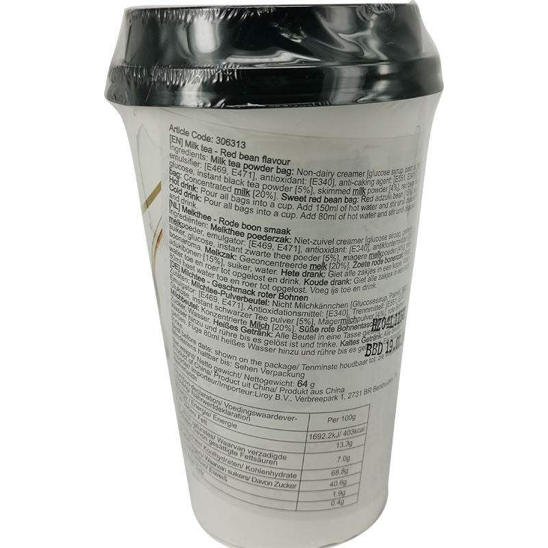 香飘飘 好料系 红豆奶茶 80克 /Milchtee Rotbohne Geschmack XPP 80g
