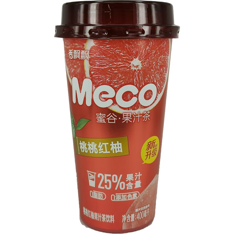蜜谷 果汁茶 桃桃红柚 400毫升 /Fruchtsaft Teegetränk Pfirsich‑ Rosa‑ Grapefruit‑ Geschmack 400ml Meco