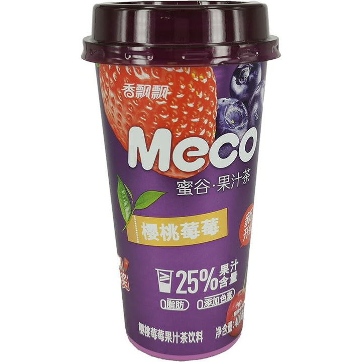 蜜谷 果汁茶 樱桃草莓 400毫升 /Fruchtsaft Teegetränk Kirsch‑ Beeren‑ Geschmack 400ml Meco