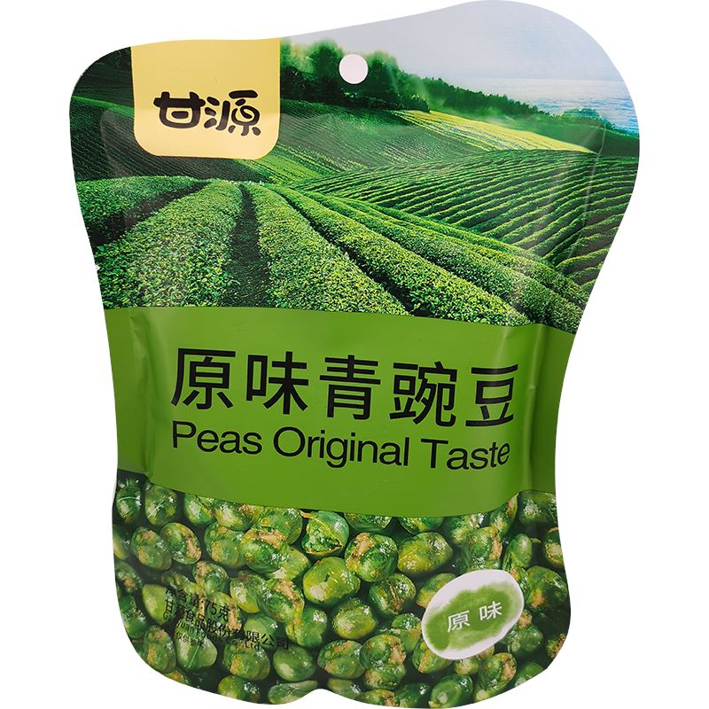 甘源 原味青豌豆 75克 /Frittierte Grüne Erbsen Originalgeschmack 75g Ganyuan