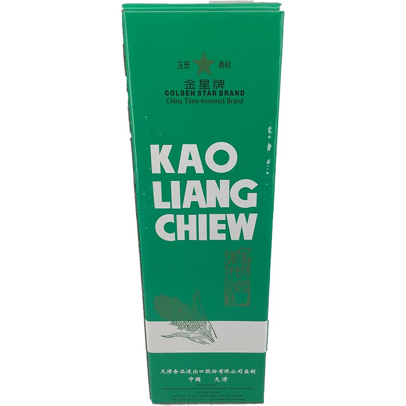 金星牌 高粱酒 高粮酒 500毫升 /Kao Liang Spirituose 62% Vol. 500ml GOLDEN STAR