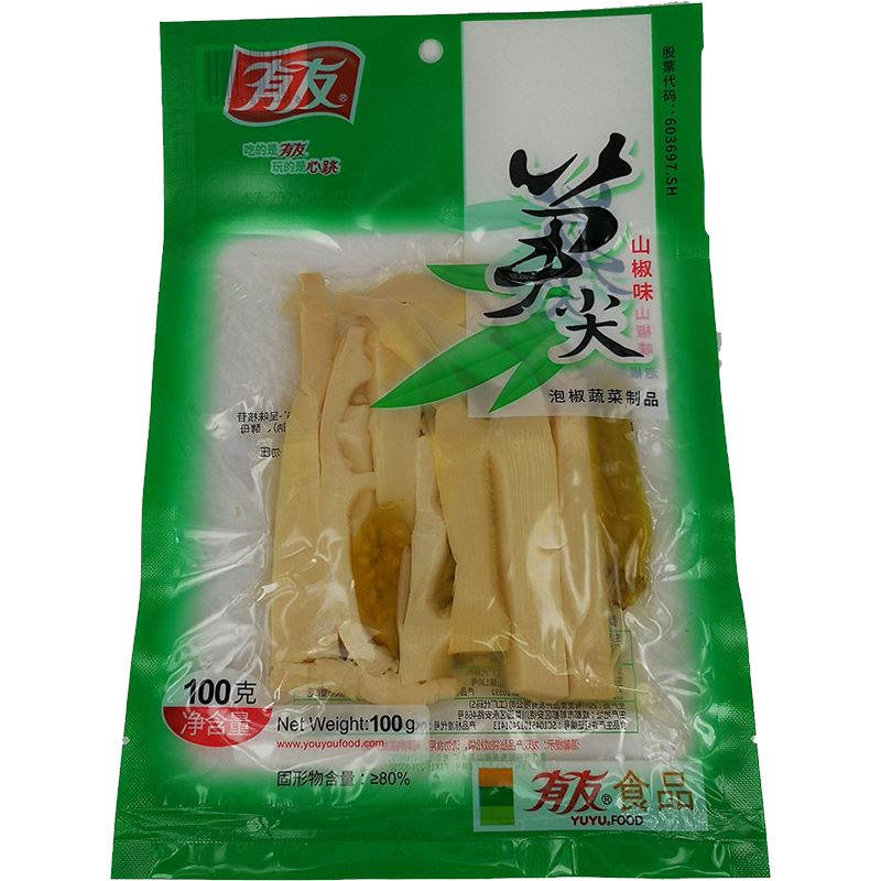 有友 山椒味笋尖 100克 /Eingelegter Bambussprossen 100g