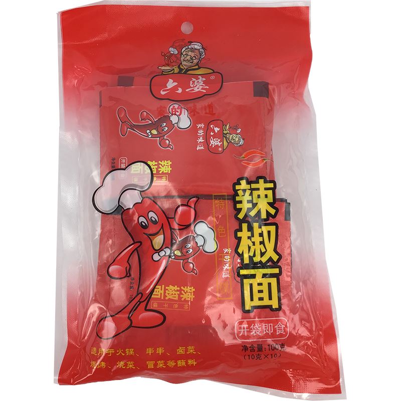 六婆 辣椒面 开袋即用 10小袋装/ Chilipulver 10x10g LIUPO