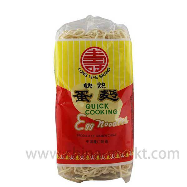 长寿牌 快熟蛋面 500克 /Mie-Nudeln Schellkoch Nudeln mit Eier 500g LONGLIFE