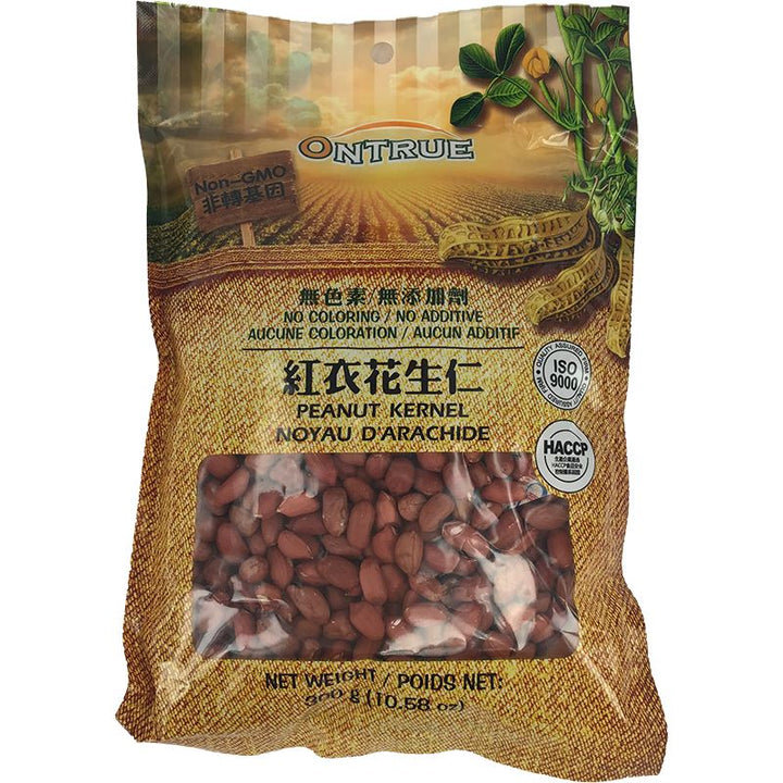 安厨 红衣花生仁 非转基因 300克 /Erdnusskerne 300g ONTRUE