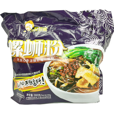 好欢螺 螺蛳粉 紫袋 300克 /Reisnudeln mit Schneckensuppe scharf 300g HAOHUANLUO