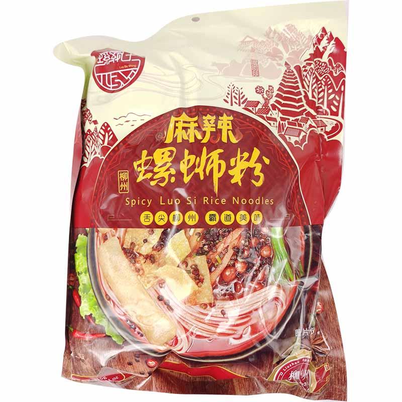 螺霸王 麻辣味螺蛳粉 柳州特产 水煮型 315克 /Reisnudeln mit Schneckensuppe szechuan scharf 315g LBW