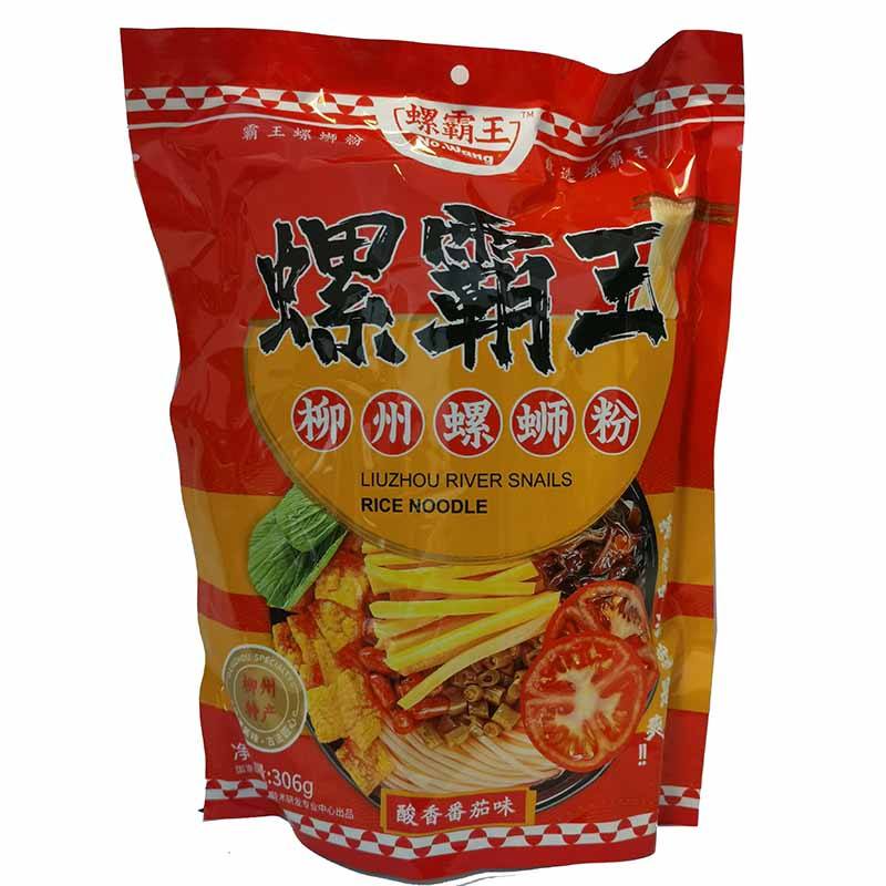 螺霸王 番茄味螺蛳粉 柳州特产 水煮型306克 /Reisnudeln mit Schneckensuppe Tomaten 306g LBW