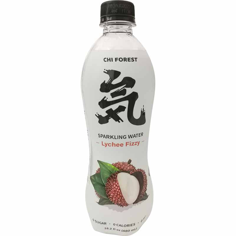 元气森林 荔枝味苏打气泡水 无糖 无脂肪 480毫升 /Sprudelwasser mit Litschigeschmack 480ml Genki Forest
