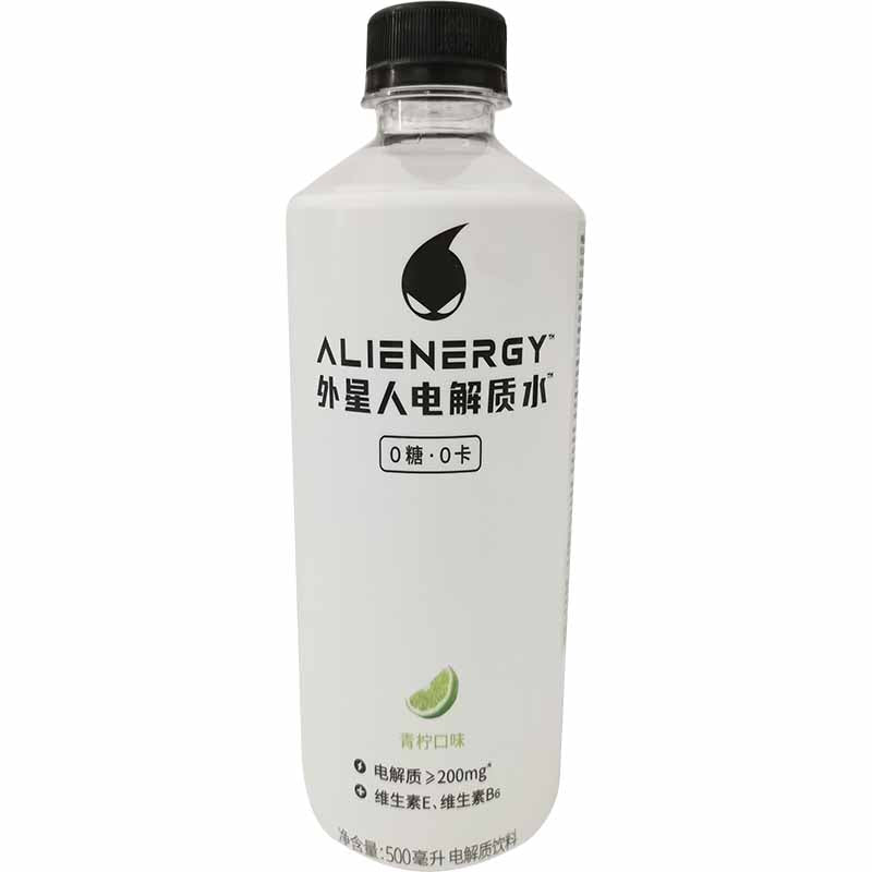 元气森林 外星人电解质水 青柠味 500毫升 /Elektrolytgetränke Limettegeschmack ALIENERGY YUANQISENLIN 500ml