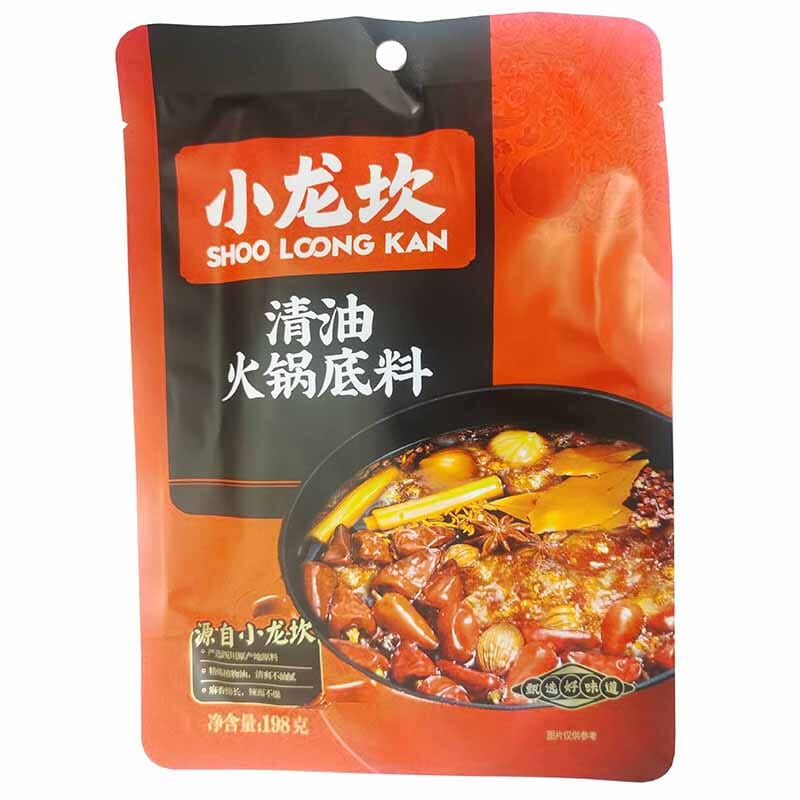 小龙坎 清油火锅底料 198克 / Feuertopfsoße mit Rapsöl 198g SHOOLOONGKAN