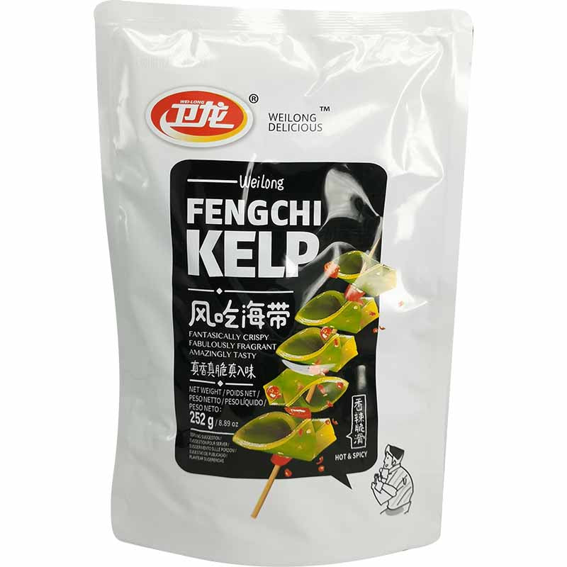 卫龙 风吃海带 香辣味 252克 /Instant Seetang scharf FENGCHI KELP WEILONG 252g
