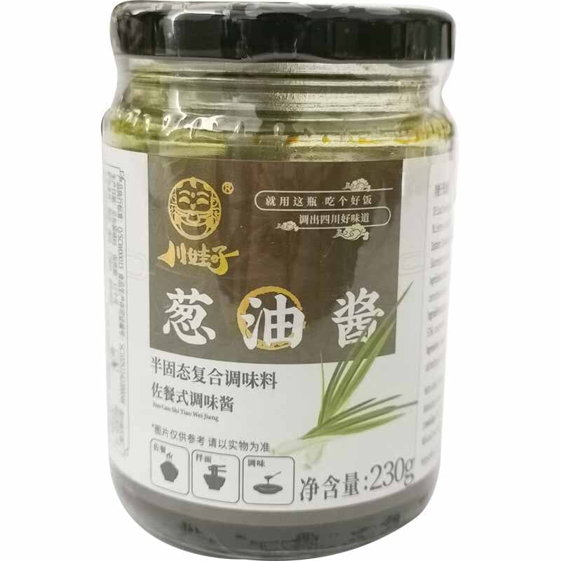 川娃子 上海葱油酱(瓶) 232克 /Lauchzwiebelsauce ölig CHUANWAZI 232g
