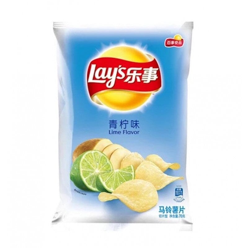 乐事薯片 青柠味 70克 /Kartoffelchip Grünzitronegeschmack 70g Lays