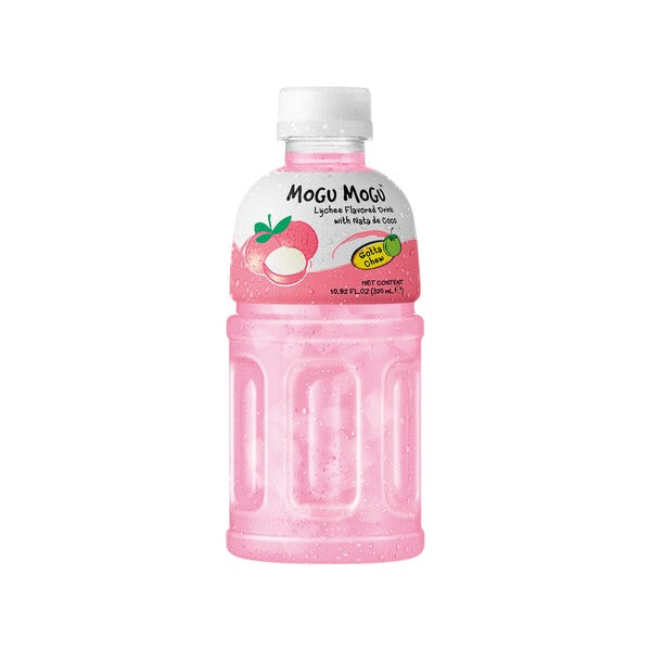 椰果饮料 荔枝味 320毫升 /Litschigetränk mit Nata de Coco 320ml MOGU MOGU