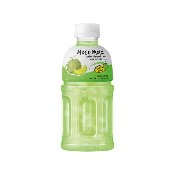 椰果饮料 香瓜味 320毫升 /Melonengetränk mit Nata de Coco 320ml MOGU MOGU