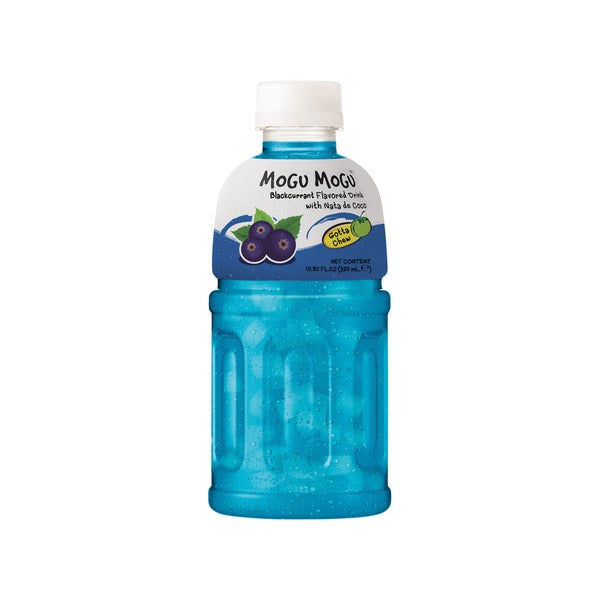椰果饮料 醋栗味 黑加仑味 320毫升 /Johannisbeergetränk mit Nata de Coco 320ml MOGU MOGU