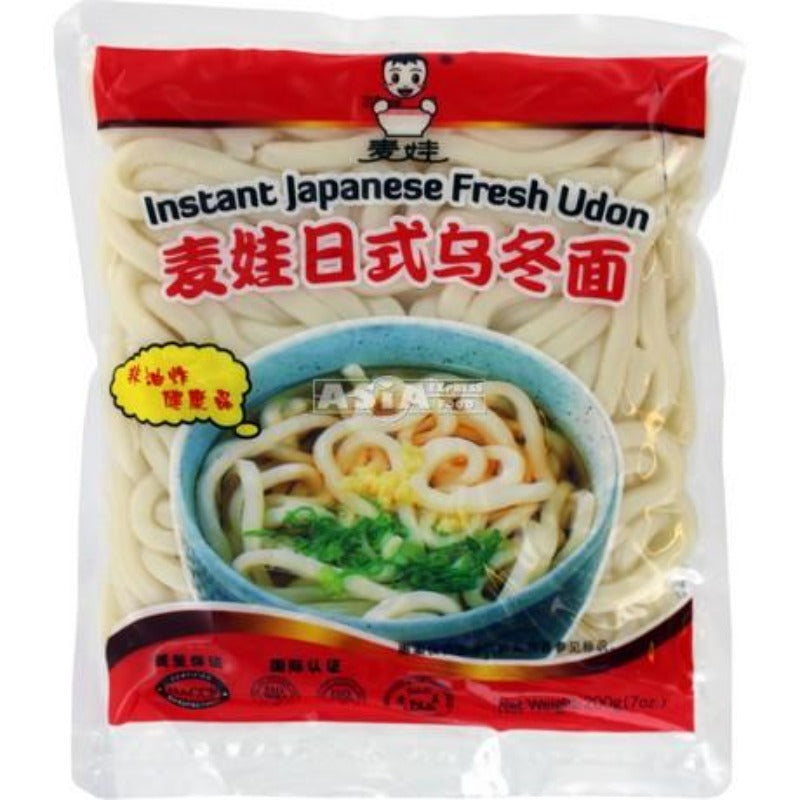 麦娃 日式乌冬面 200克 /Instant Japanese Fresh Udon Nudeln 200g MAI WA