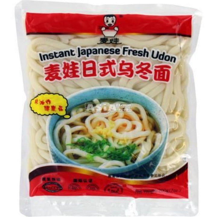 麦娃 日式乌冬面 200克 /Instant Japanese Fresh Udon Nudeln 200g MAI WA
