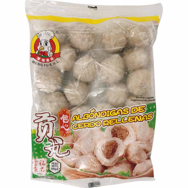 冰冻-Tiefgefroren! 蒙福 包心贡丸 360克/ Schweinfleischball gefüllter MF 360g