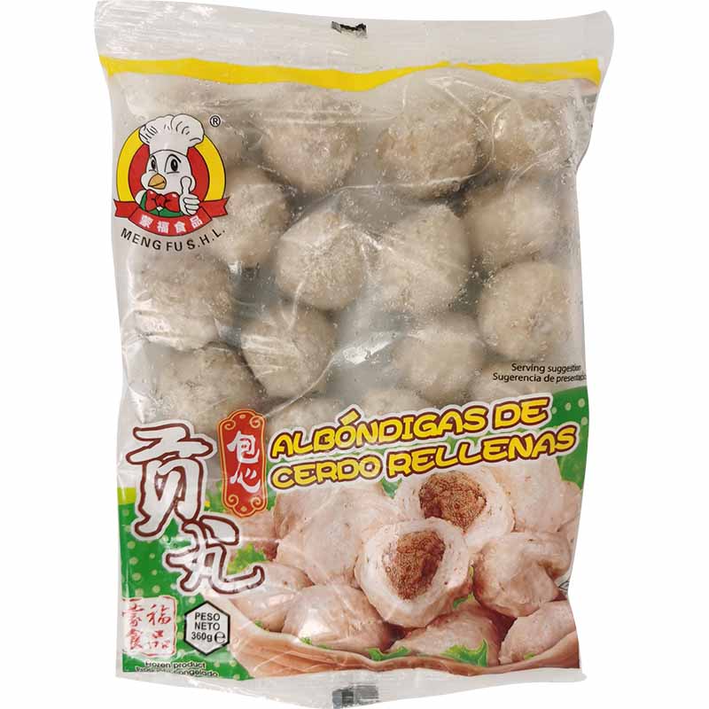 冰冻-Tiefgefroren! 蒙福 包心贡丸 360克/ Schweinfleischball gefüllter MF 360g