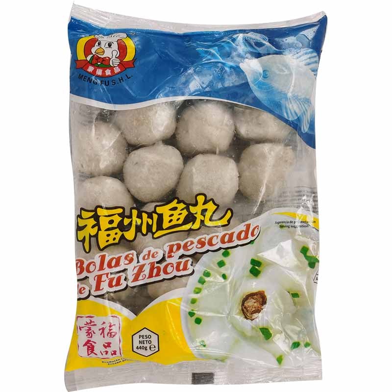 冰冻-Tiefgefroren! 蒙福 福州鱼丸 440克 / Fischball gefüllter 440g MF