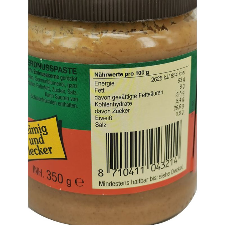 花生酱 350克 / Erdnussbutter 350g PCD