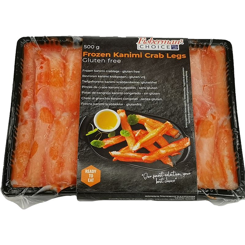 冰冻-Tiefgefroren! 渔夫牌 蟹腿肉 蟹棒 500克 /Kanimi Krabbenbeine 500g FISCHERMAN
