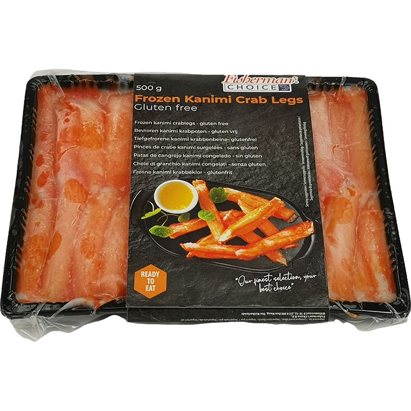 冰冻-Tiefgefroren! 渔夫牌 蟹腿肉 蟹棒 500克 /Kanimi Krabbenbeine 500g FISCHERMAN