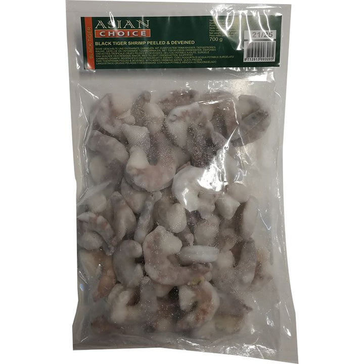 冰冻-Tiefgefroren! 亚洲精选 南美白虾虾仁 21-25 1公斤/Rohe geschälte und entdarmte Vannamei Garnelen 1kg Gr. 21-25 ASIAN CHOICE