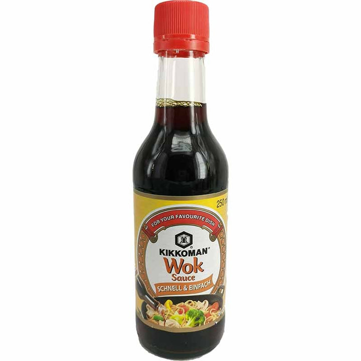 日本万字炒菜调和酱油 250毫升 /Wok Soße 250ml KIKKOMAN