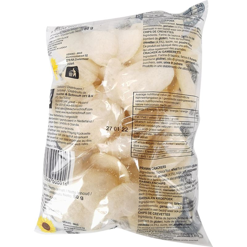 Udang 虾片 80克 /Garnelenchips Krabbenchips 80g
