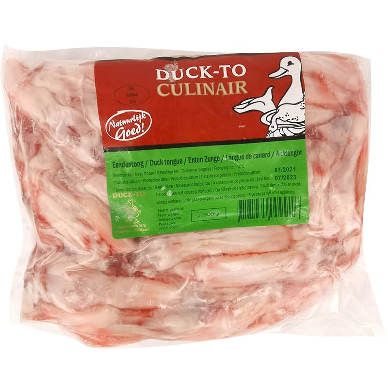 冰冻-Tiefgefroren 鸭舌 500克/ Entenzungen 500g