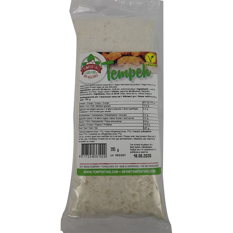冰冻-Tiefgefroren 印尼豆腐 395克 /Tempeh 395g Tempehting