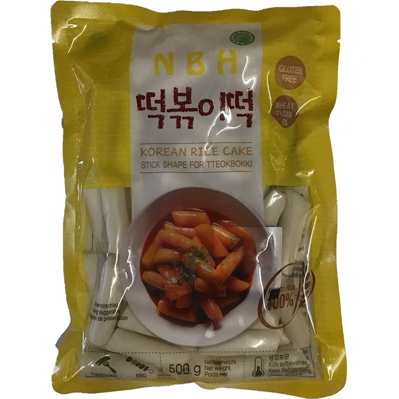 韩国年糕条 500克 /Reiskuchen geschnitten 500g NBH